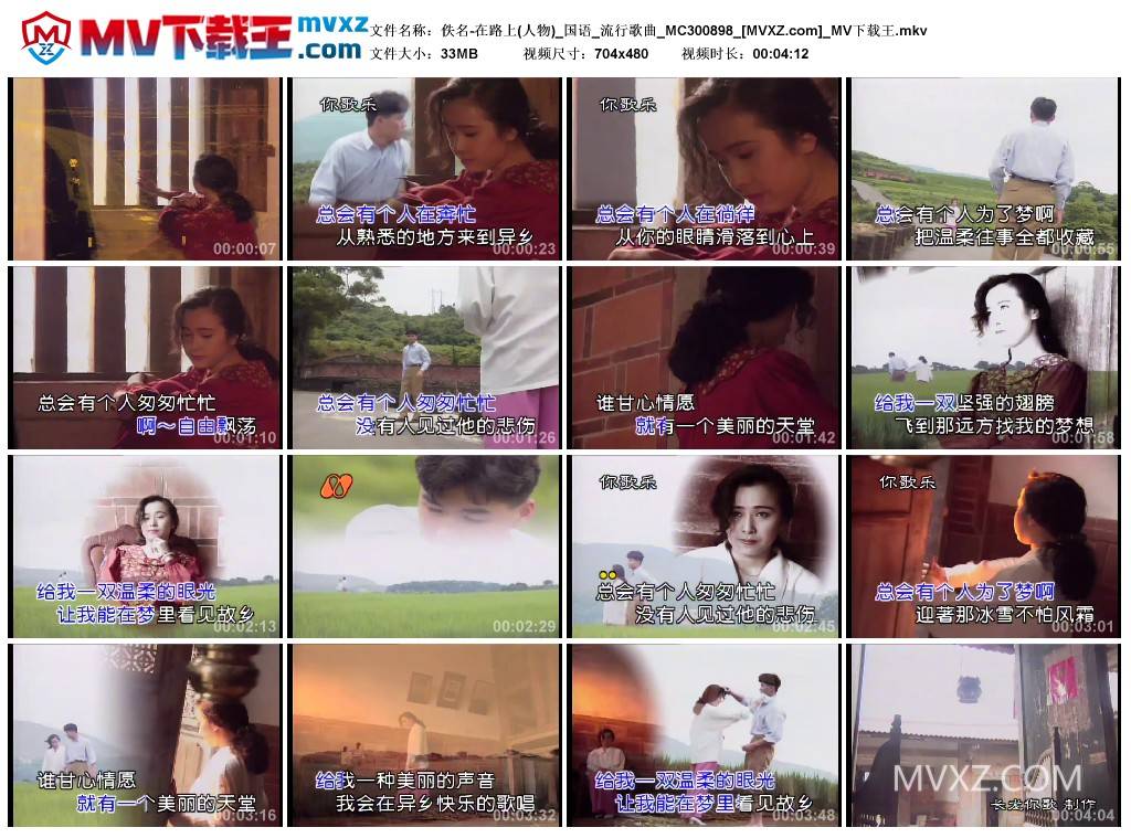 佚名-在路上(人物)_国语_流行歌曲_MC300898